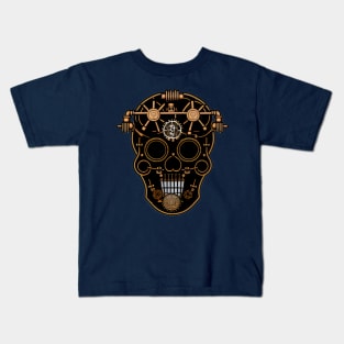 Steampunk Sugar Skull Kids T-Shirt